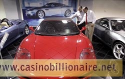 showroom da Ferrari do Wynn Las Vegas