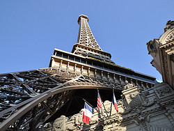 Torre Eiffel em Las Vegas no hotel Paris