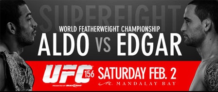 COMPRE INGRESSOS PARA O UFC 156 EM LAS VEGAS - JOSE ALDO VS FRANKIE EDGAR