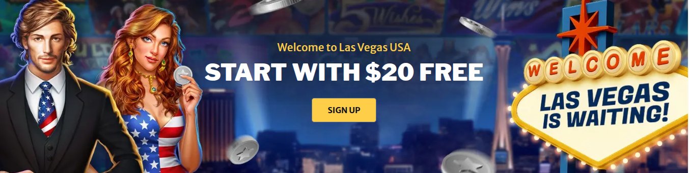 Las Vegas USA Casino - Free Bonus Promotion