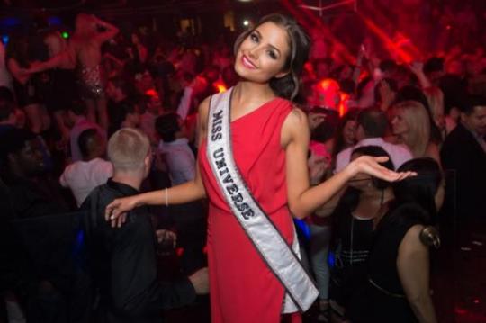 Hakkasan Nightclub - Miss Universo Olivia Culpo - Miss USA - Nana Meriwether
