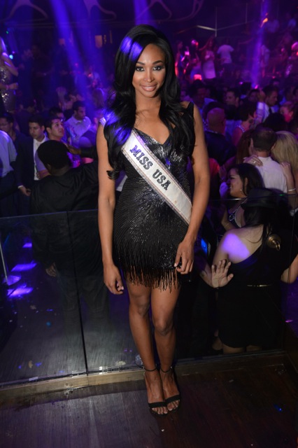 Hakkasan Nightclub - Miss Universo Olivia Culpo - Miss USA - Nana Meriwether