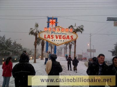 Neve em Las Vegas